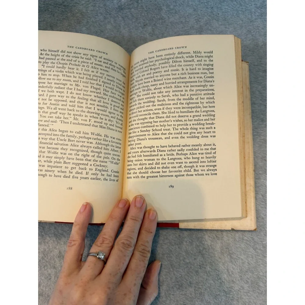 The Cardboard Crown Martin Boyd 1953 Hardcover Book Dust Jacket Fiction Novel